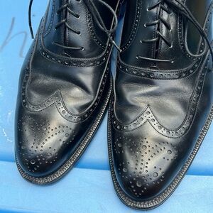 Johnston and Murphy Black Loafers